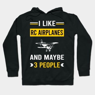 3 People RC Airplane Airplanes Plane Planes Hoodie